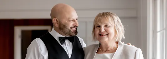 Daniel and Marianne of Key Finance smiling together
